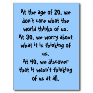 Funny Quotations About Turning 40