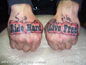 Ride Hard Live Free Tattoo Artists