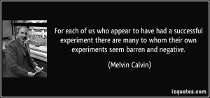 More Melvin Calvin Quotes