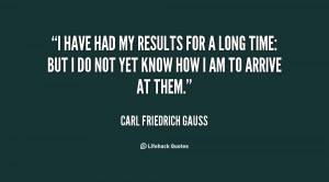 Carl Friedrich Gauss Quotes