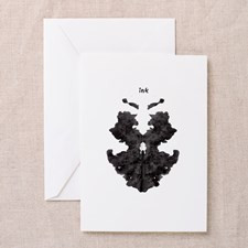 Ink blot 2 Greeting Card for