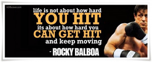 Rocky Balboa: Going the distance.