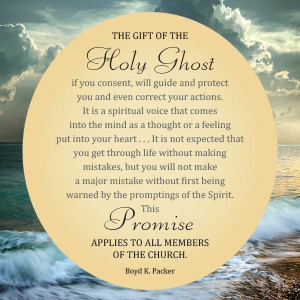 ... make a serious mistake without first being warned by the Holy Ghost