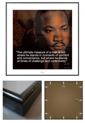about MARTIN LUTHER KING JR. - FRAMED ART PRINT / POSTER (QUOTE ...