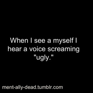 depression, quote, ugly