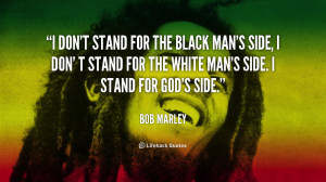 White Man Side Stand For God