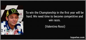 To win the Championship in the first year will be hard. We need time ...