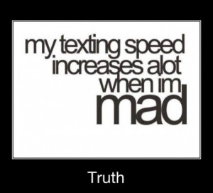 Texting speed