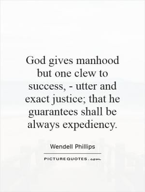 Eternal vigilance is the price of liberty.