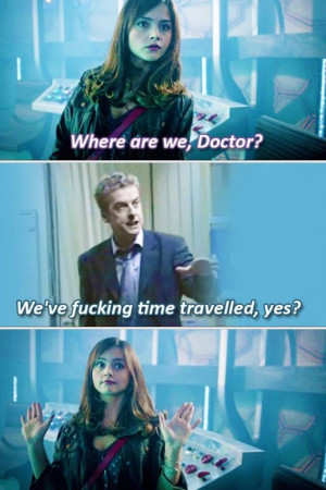 ... 12th doctor. I don't think I'll ever get tired of Sweary-Doctor jokes