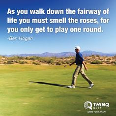 ... golf quote #golf #lorisgolfshoppe Rose, Benhogan, Inspirational Golf
