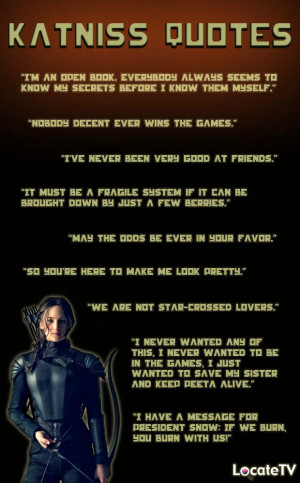 Katniss Everdeen Quote Catching Fire Book