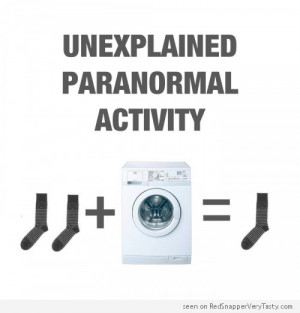 Unexplained Paranormal Activity : Lost socks