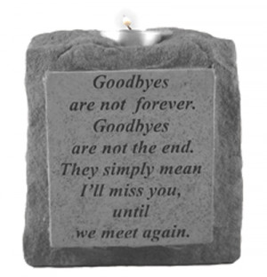 Stone Memorial Candle - 