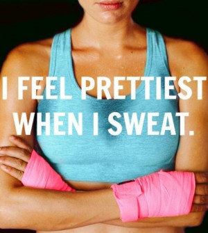 So true...sweat is fat crying