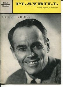 Henry Fonda Mildred Natwick Ira Levin Critics Choice Opening Night