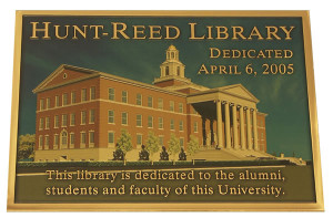 University Building Dedication Plaques