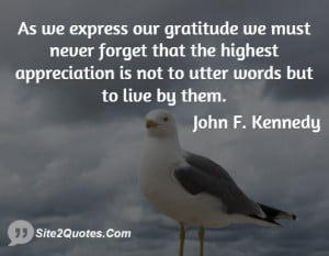 Inspirational Quotes - John F. Kennedy