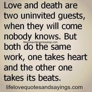 love death quotes and sayings