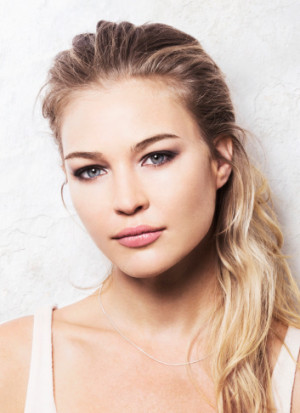 Natural beauty portrait of blonde woman