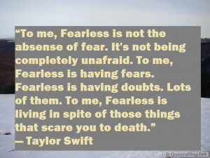 Download fearless quote image