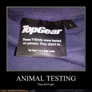 Animal testing FAIL
