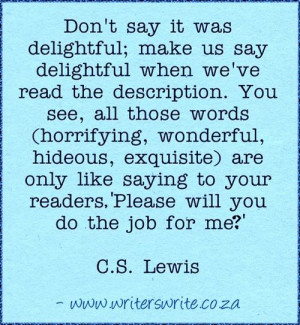 Lewis quote on writing