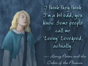 Luna Lovegood quote from The Order of the Phoenix