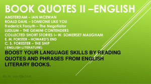 Book quotes II English by famous authors - M. van Eijk -