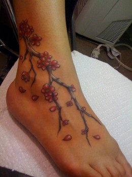 Tattoos designs: Japanese Cherry Blossoms