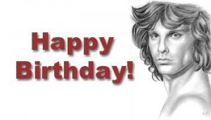 Jim Morrison Happy Birthday Image