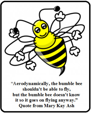 Bumble Bees Can't Fly??? - Image