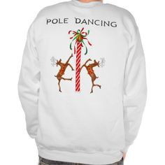 Ugly Christmas Sweaters Pull Over Sweatshirt with dancing reindeer # ...