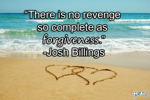Giving forgiveness to another believer is a gift to yourself because ...
