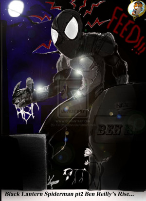Black Lantern Spiderman by Kenyokedon on deviantART