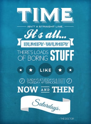 Awesome Doctor Who Quotes Poster
