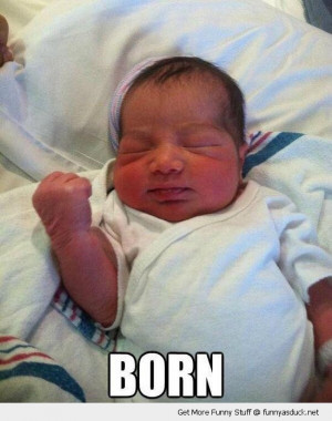 success baby kid born meme raised fist funny pics pictures pic picture ...