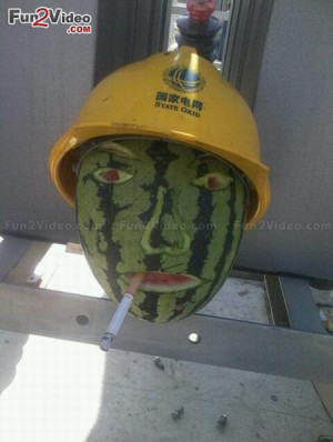funny food make you smile laugh and you say what a funny watermelon ...