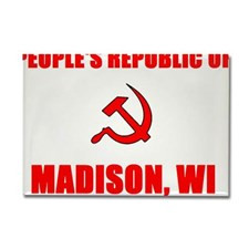 Cute Funny wisconsin badger Rectangle Magnet