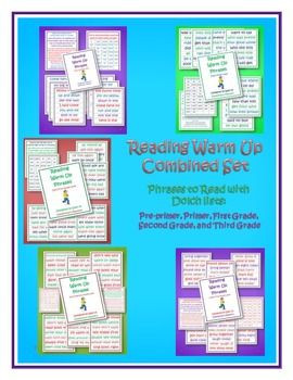 Reading Warm Up Phrases Combined Set $