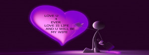 Love U 4 Ever Facebook Cover