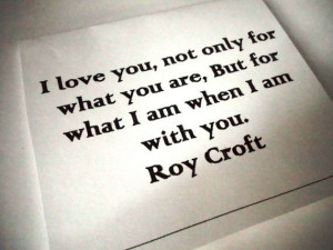 Romantic Valentine Love Card Roy Croft I love you by GustavosGoods, $3 ...