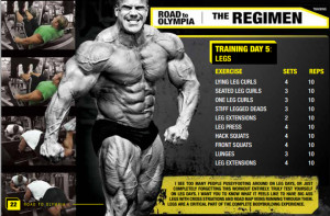 ... legs routine exercise sets reps lying leg curls 4 10 seated leg curls