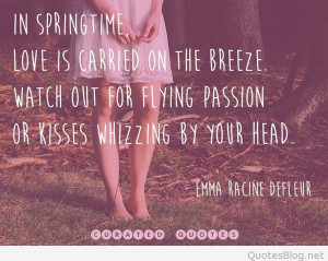 spring time quote