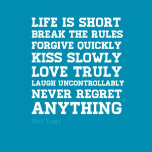Kiss slowly and love truly