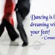 quotes and the picture of dancing couple inspirational dance quotes