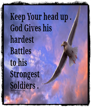 joel osteen quotes – keep your head up god gives his hardest battles ...