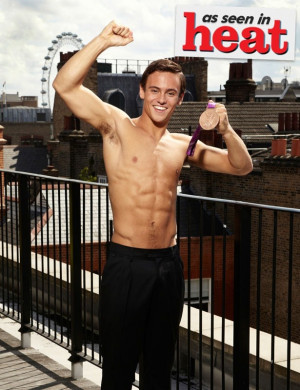 Exclusive! Tom Daley and his olympic medal | heatworld.com