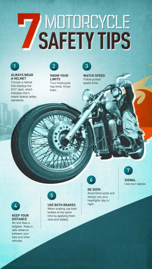 motorcycle safety poster