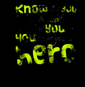 ... you too have the ability to be the best you and you can be your own